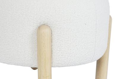 Voetensteun DKD Home Decor 45 x 45 x 36 cm Hout Wit