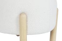 Voetensteun DKD Home Decor 45 x 45 x 36 cm Hout Wit - thumbnail