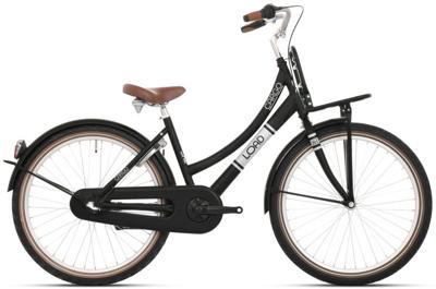 Bikefun Kinderfiets load 26 inch met nexus 3 versnelling/remnaaf - mat zwart