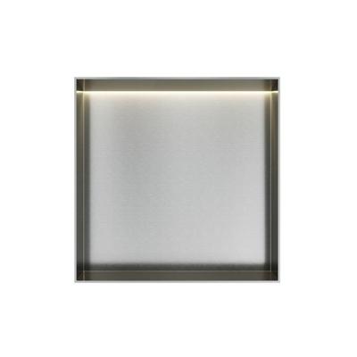 Hotbath &MORE Inbouwnis 30x30x10cm frameless + LED RVS 316 Hotbath &MORE Inbouwnis 30x30x10cm frameless + LED RVS 316