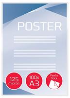 GBC Peel&apos;nStick lamineerhoes ft A3, 250 micron (2 x 125 micron), zelfklevend, pak van 100 stuks - thumbnail