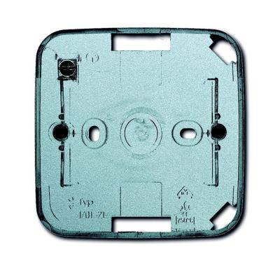 Busch-Jaeger 2CKA001799A0905 Opbouwbehuizing 1-voudig Aluminium, Witaluminium (RAL 9006), Mat 1 stuk(s)