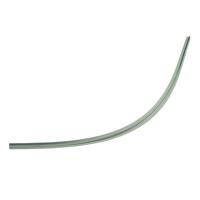 Xellanz universeel inkortbaar bodemstrip waterkering 1/4 rond chroom lengte circa 72 cm - thumbnail