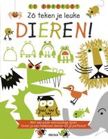 Deltas hobbyboek Zo teken je leuke dieren! 28 cm - thumbnail