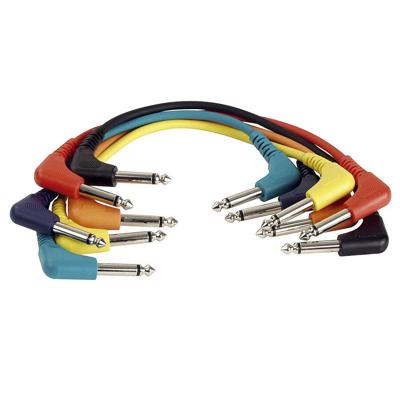 DAP FL41 - 6 coloured unbal. patch 90° > 90° 90 cm, zwart