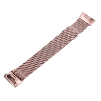 Metalen polsband horloge band voor Fitbit charge 3 (Rose goud) Metalen polsband horloge band voor Fitbit charge 3 (Rose goud)