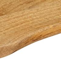 Tafelblad met natuurlijke rand 90x40x2,5 cm massief mangohout - thumbnail