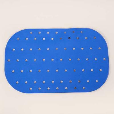Anti-slip bad- en douchematten - 54x35 cm blauw