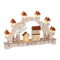 Monzana Kerstboog Winterdorp Led Warm wit - thumbnail