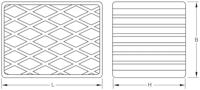 KS Tools 160.0499 Rubberen kussen (l x b x h) 160 x 120 x 85 mm - thumbnail