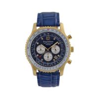 Krug-Baumen Air Traveller Diamond 46mm 600207DS Heren Horloge - thumbnail