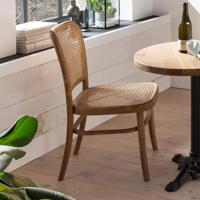Artistiq Eetkamerstoel 'Takeshia' Teak en rotan - thumbnail