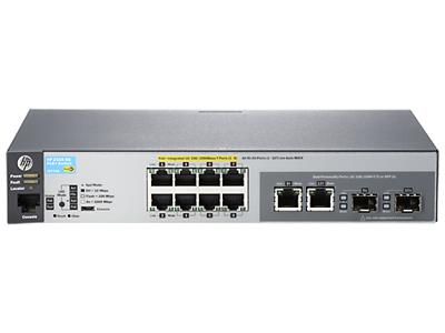 HP Aruba 2530-8G-PoE+ Switch (8-poort, RJ-45)