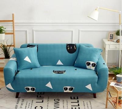 Sofa covers all-inclusive slip-resistente sectionele elastische volledige Bank cover sofa cover en kussensloop specificatie: twee Seat2 + pc's kusse