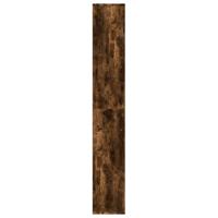Kamerscherm / boekenkast 67x25x161,5 cm hout gerookt eiken - thumbnail
