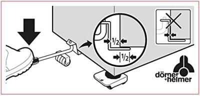 dörner + helmer 290670 Meubel-transportroller Laadvermogen (max.): 150 kg