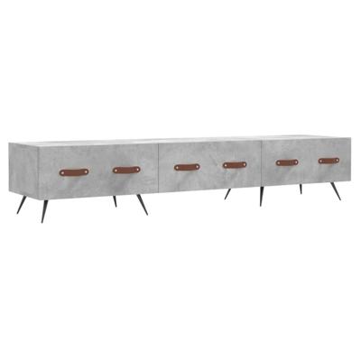 Tv-meubel 150x36x30 cm bewerkt hout betongrijs