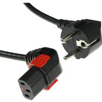 ACT AK5257 230V Stroomkabel CEE7/C13 (Haaks) Lockable Zwart - 3 meter - thumbnail