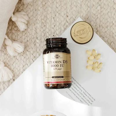 Solgar Vitamine D-3 1000 IU Softgels Solgar Vitamine D-3 1000 IU Softgels