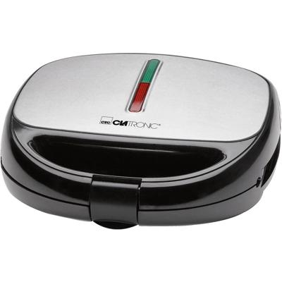 Clatronic ST/WA 3670 sandwich maker 800 W Zwart, Roestvrijstaal