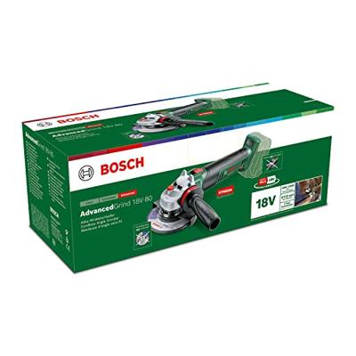 Bosch Home and Garden AdvancedGrind 18-80 06033E5100 Haakse accuslijper 125 mm Zonder accu 18 V Bosch Home and Garden AdvancedGrind 18-80 06033E5100 Haakse accuslijper 125 mm Zonder accu 18 V