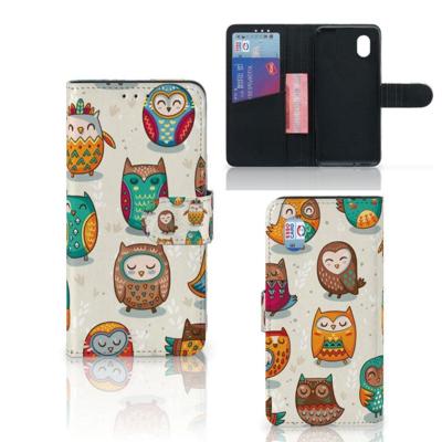 Alcatel 1B (2020) | Telefoonhoesje | Met pasjeshouder | Vrolijke Uilen Alcatel 1B (2020) | Telefoonhoesje | Met pasjeshouder | Vrolijke Uilen