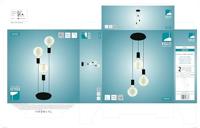 EGLO Pozueta hangende plafondverlichting Harde montage E27 40 W Zwart - thumbnail