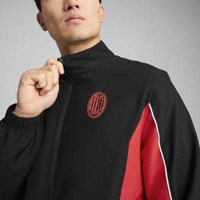 AC Milan FTBLARCHIVE Trainingspak Senior 2025/2026 - Maat S - Kleur: Zwart | Soccerfanshop