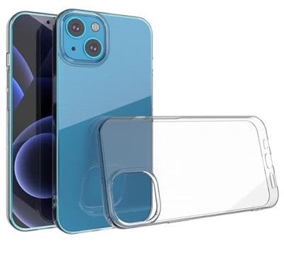 Casecentive Silicone case iPhone 13 transparant