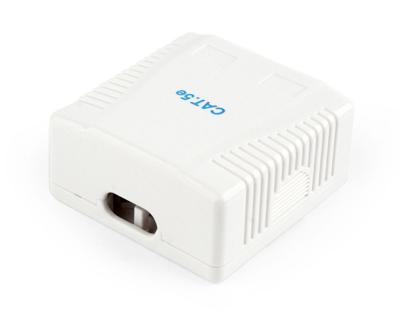 CAT5E UTP LAN-opbouwdoos, 2-poorts