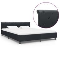 Bedframe kunstleer zwart 180x200 cm - thumbnail