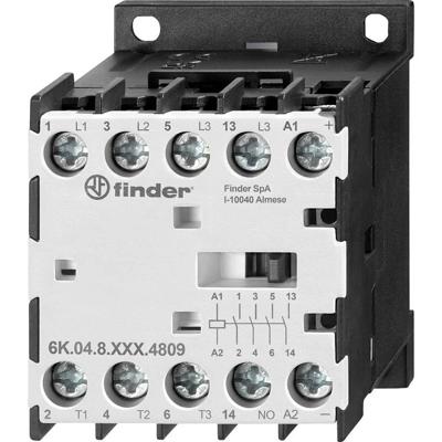 Finder 6K.04.8.230.4812 Contactor Nominale spanning: 230 V 3x NO, 1x NO 1 stuk(s)