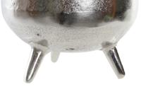 Middenstuk Home ESPRIT Zilverkleurig Aluminium 21 x 21 x 25 cm - thumbnail