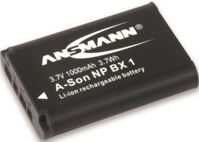 Ansmann A-Son NP BX 1 Camera-accu Vervangt originele accu NP-BX1 3.7 V 1000 mAh Ansmann A-Son NP BX 1 Camera-accu Vervangt originele accu NP-BX1 3.7 V 1000 mAh