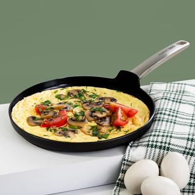 BergHOFF LEO RECYCLED Omeletpan, Antikleef Pan Grijs - thumbnail