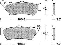 TRW remblokken "mcb 671 brake pad mcb 671 sh sintered metal - thumbnail