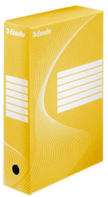 Archiefdoos Esselte Boxycolor 80mm 352x250mm geel | 25 stuks