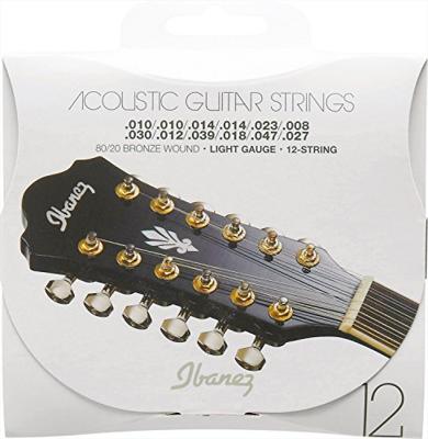 Ibanez IACS12C 80/20 Bronze Wound Light 12-String gitaarsnaren
