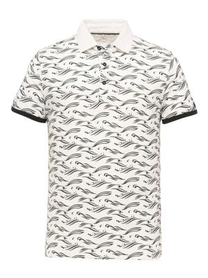 Short sleeve polo slim fit merceri bright white