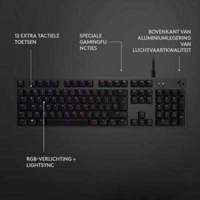 Logitech G512 CARBON LIGHTSYNC RGB Mechanical Gaming Keyboard gaming toetsenbord
