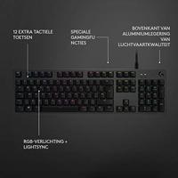 Logitech G G512 toetsenbord Zwart - GX Brown - thumbnail