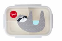 3 Sprouts sloth bento box Rechthoekig Doos Grijs, Transparant 1 stuk(s) - thumbnail