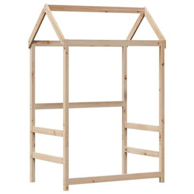 Bedframe met huisje massief grenenhout 100x200 cm