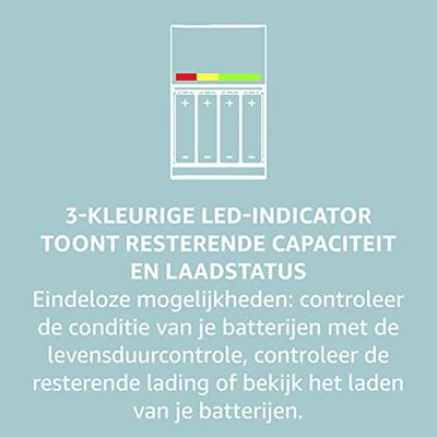 Panasonic Snellader + 4 x Panasonic Eneloop Pro AA batterijen - thumbnail