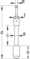 Gedore Hydraulische spindel - 8116370 - thumbnail