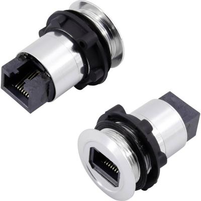TRU COMPONENTS RJ45-02 RJ-inbouwbus RJ45 CAT5 8/8 1417396 Bus, inbouw Zilver 1 stuk(s)