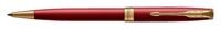 Parker Sonnet balpen, rood/goud, medium, in giftbox - thumbnail