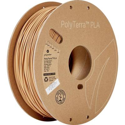 Polymaker 70976 PolyTerra Filament PLA kunststof Gering kunststofgehalte 1.75 mm 1000 g Hout-bruin (zijdemat) 1 stuk(s) Polymaker 70976 PolyTerra Filament PLA kunststof Gering kunststofgehalte 1.75 mm 1000 g Hout-bruin (zijdemat) 1 stuk(s)