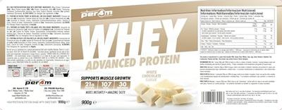 PER4M Whey Protein White Chocolate (900 g) - thumbnail