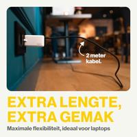 Aqiila USB-C-kabel USB 2.0 USB-C stekker 2.00 m Zwart AQCBPBICB3BD874 - thumbnail